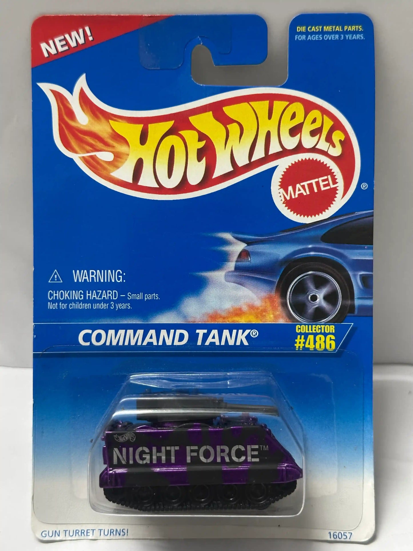 Hot Wheels Command Tank (Black/Purple) - 1996 Model Series