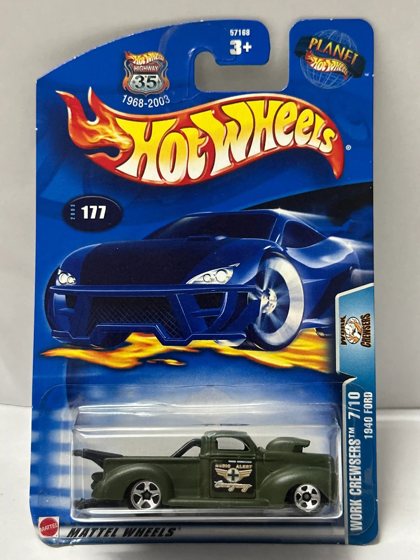 Hot Wheels '40 Ford - Work Crewsers 7/10 (2003) - Collector #177