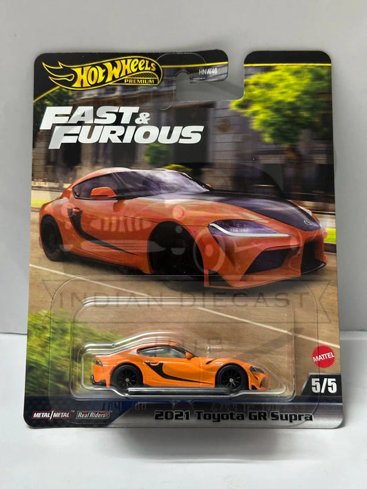 Hot Wheels Premium Fast & Furious 2021 Toyota GR Supra 1:64 – Indian Diecast Hub