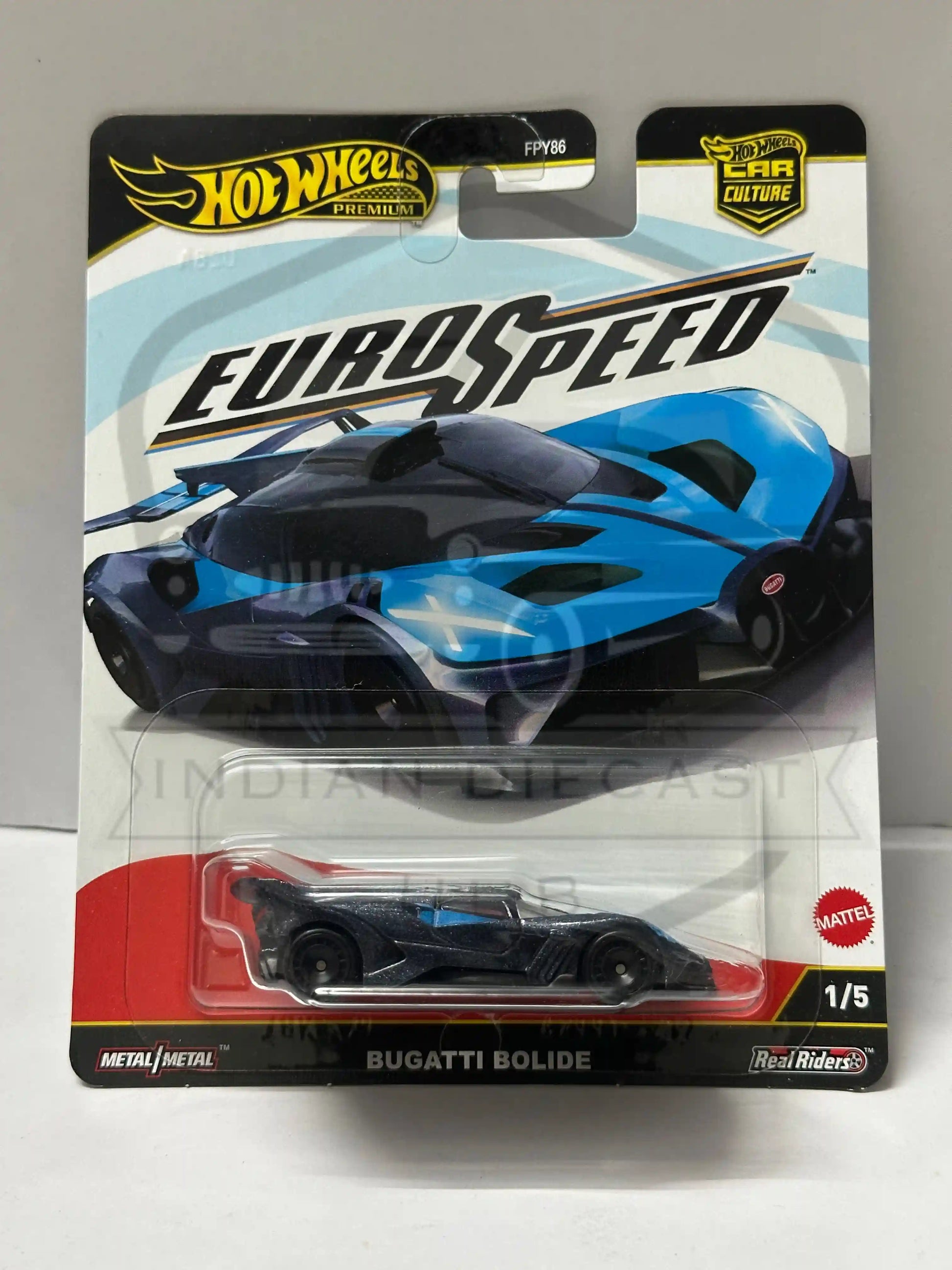 Hot Wheels Premium Euro Speed Bugatti Bolide 1:64 – Indian Diecast Hub