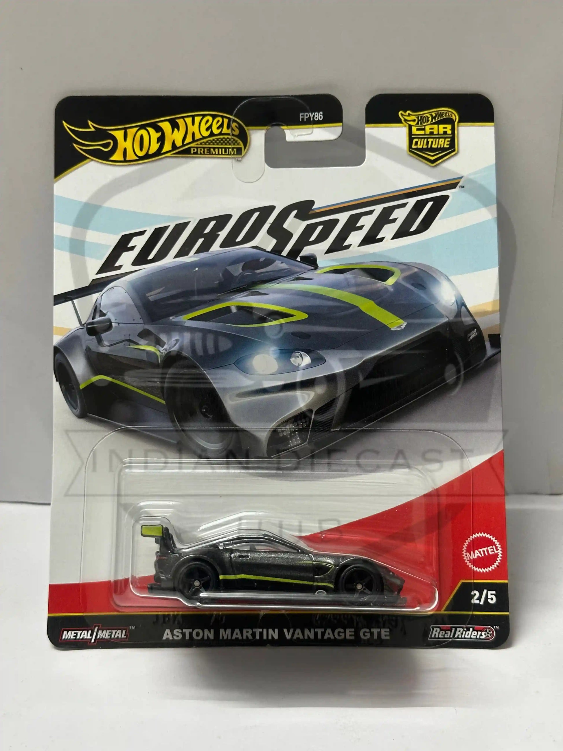 Hot Wheels Premium Euro Speed Aston Martin Vantage GTE 1:64 – Indian Diecast Hub
