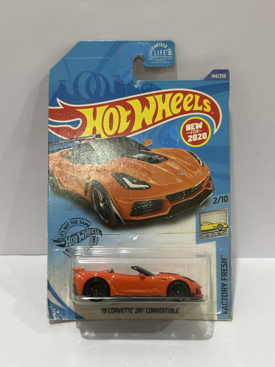 Hot Wheels '19 Corvette ZR1 Convertible - Factory Fresh 144/250