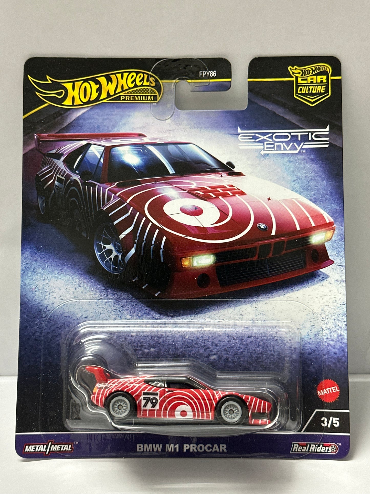 Hot Wheels Exotic Envy BMW M1 Pro Car - 1:64 Diecast Car