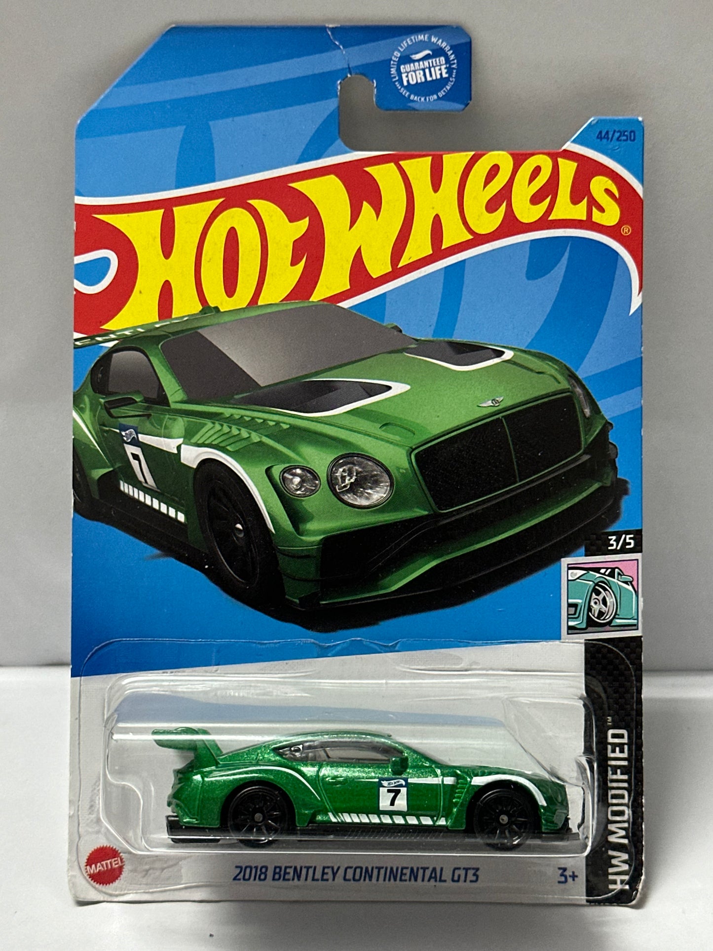 Hot Wheels 2018 Bently Continental GT3 - 1:64 Diecast Car