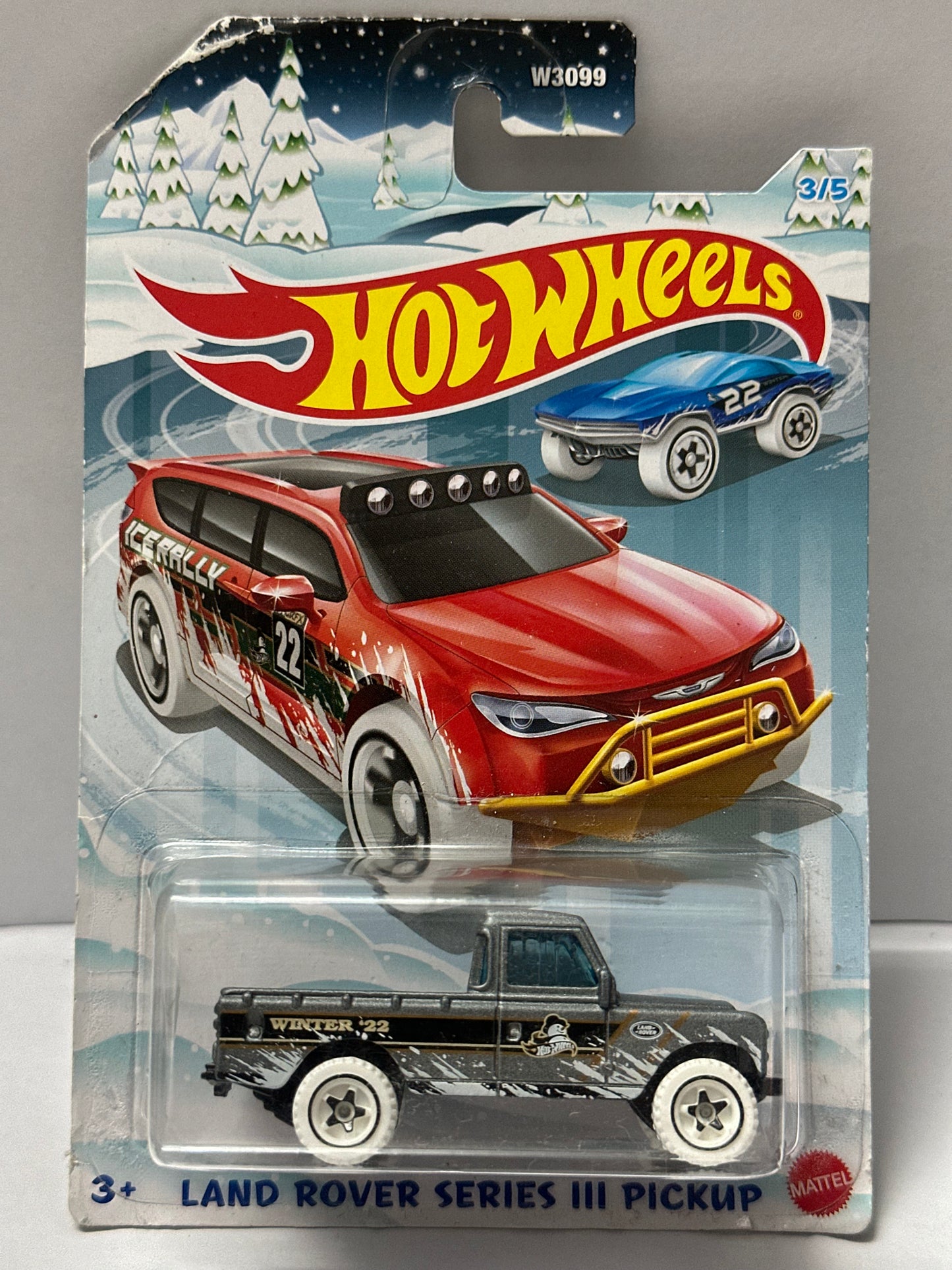 Hot Wheels Land Rover Series III Pickup - 1:64 Diecast Car