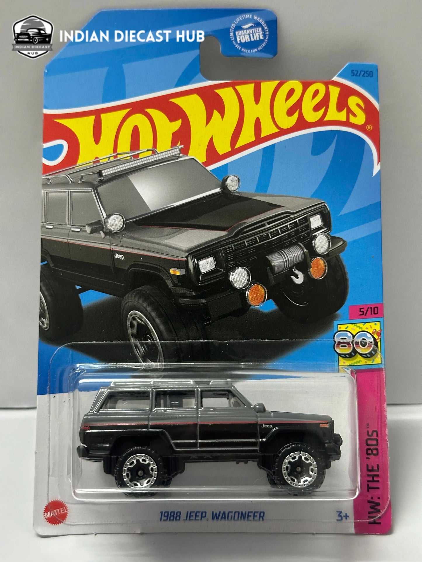 1988 Jeep Wagoneer HW The 80s - Hot Wheels Retro Cars | IndiaDiecastHub