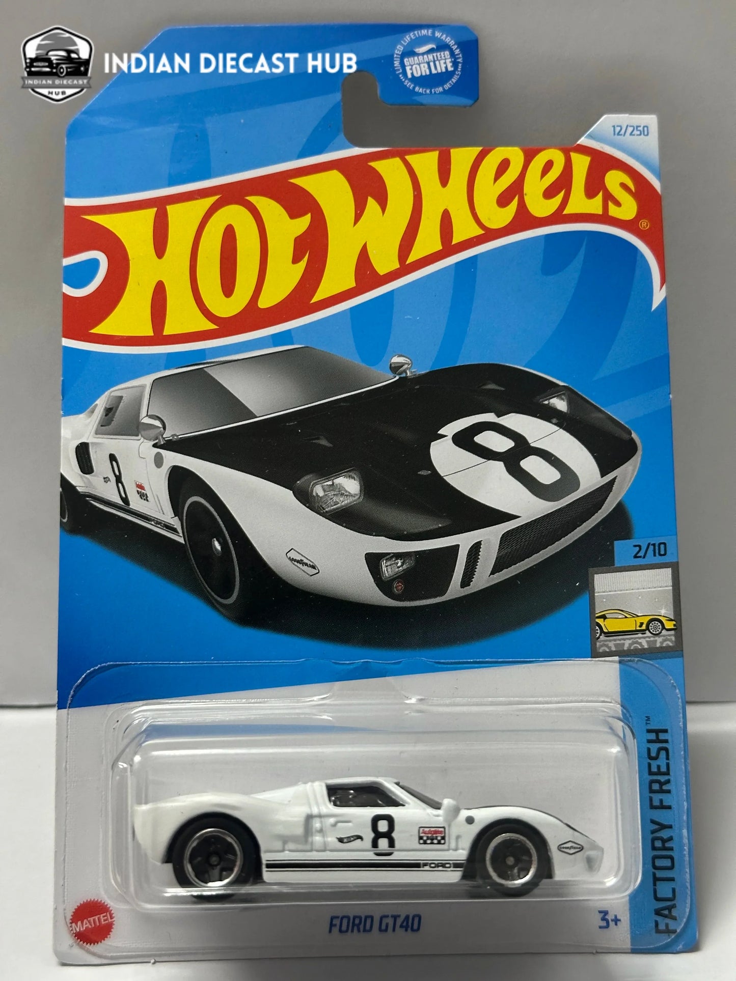 Ford GT40 - Hot Wheels Factory Fresh Classic Car | IndiaDiecastHub