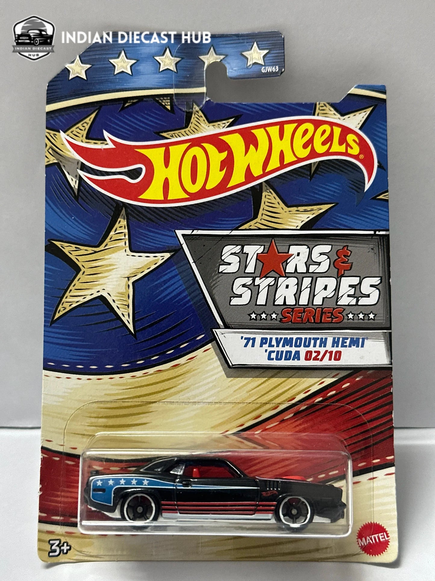 Stars & Stripes Series '71 Plymouth HEMI Cuda 02/10 - Hot Wheels Classic Series