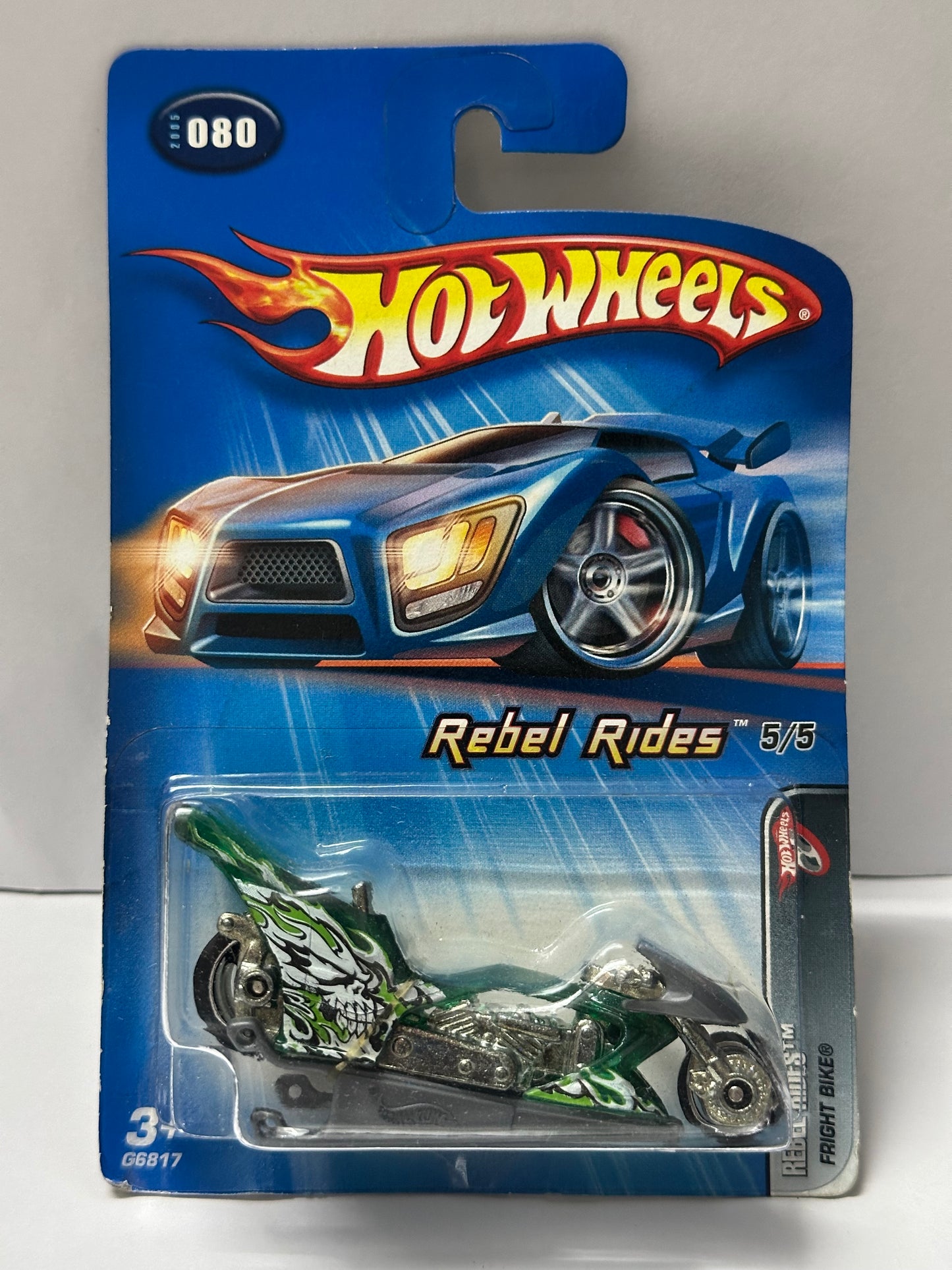 Hot Wheels Vintage Rebel Riders Fright Bike - 1:64 Diecast Car