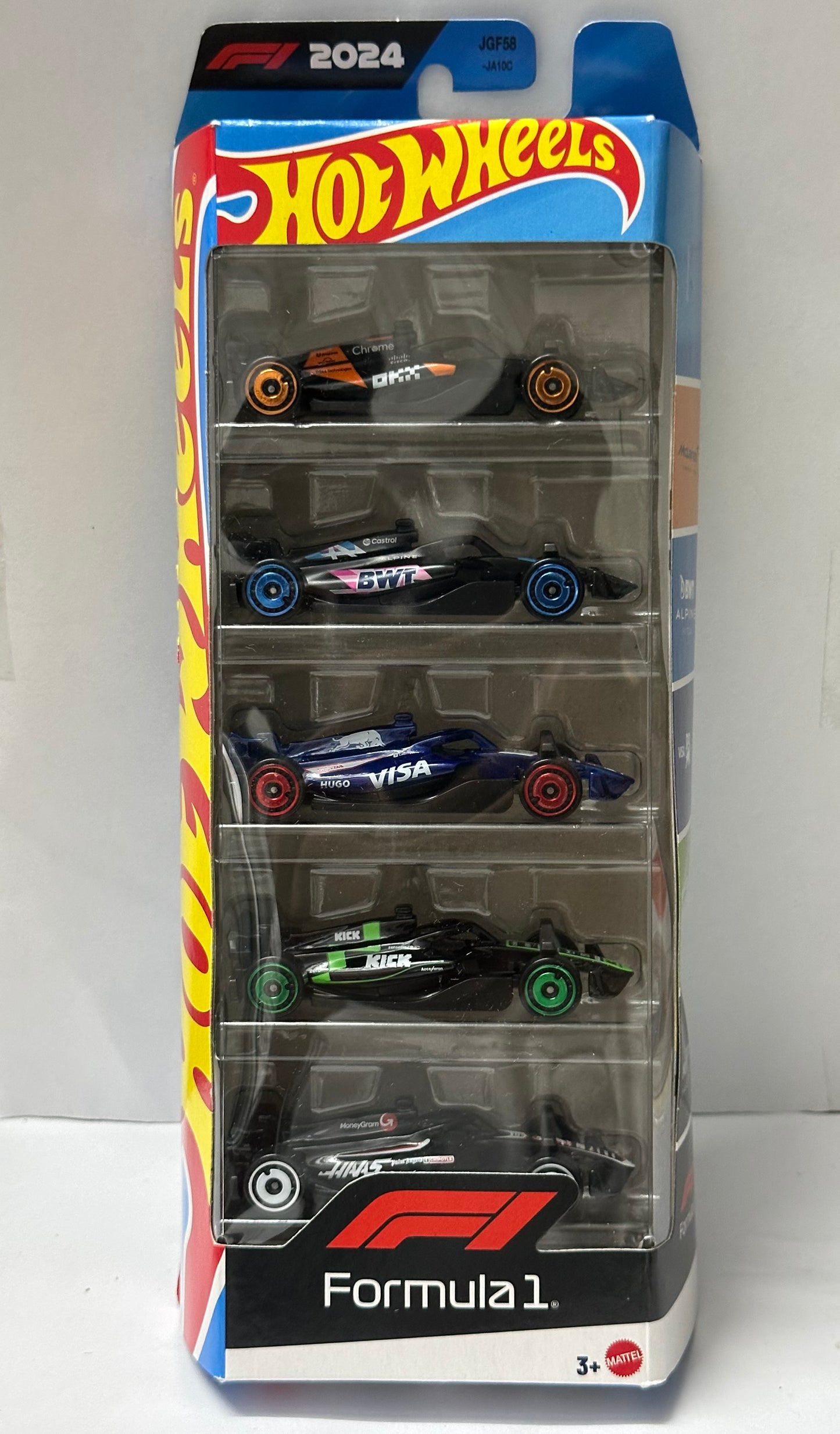 HOT WHEELS FORMULA 1 F1 5 PACK (2024)