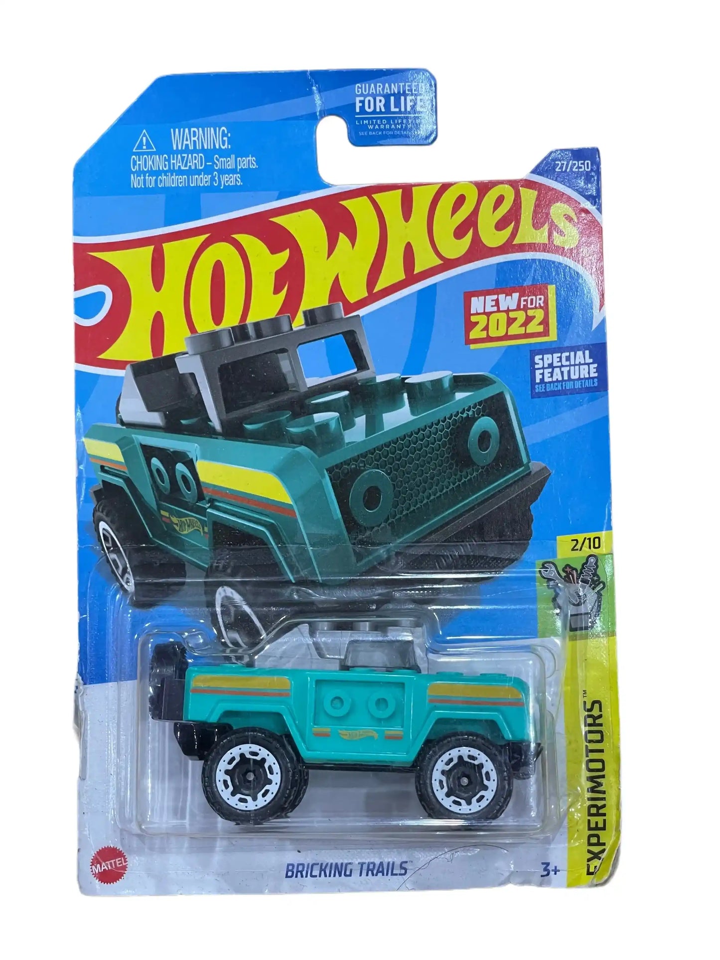 Imported Hot wheels BRICKING TRAILS GREEN- Indian Diecast Hub