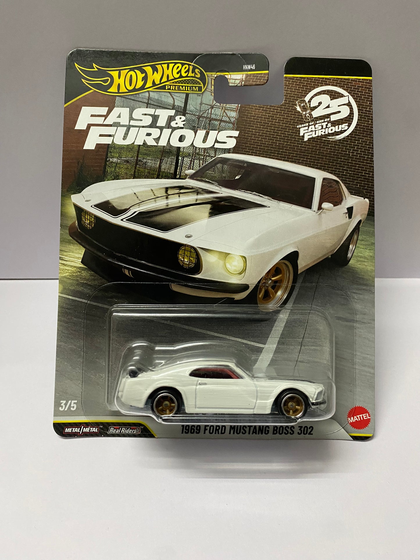 HOT WHEELS PREMIUM FAST AND FURIOUS 1969 FORD MUSTANG BOSS 309