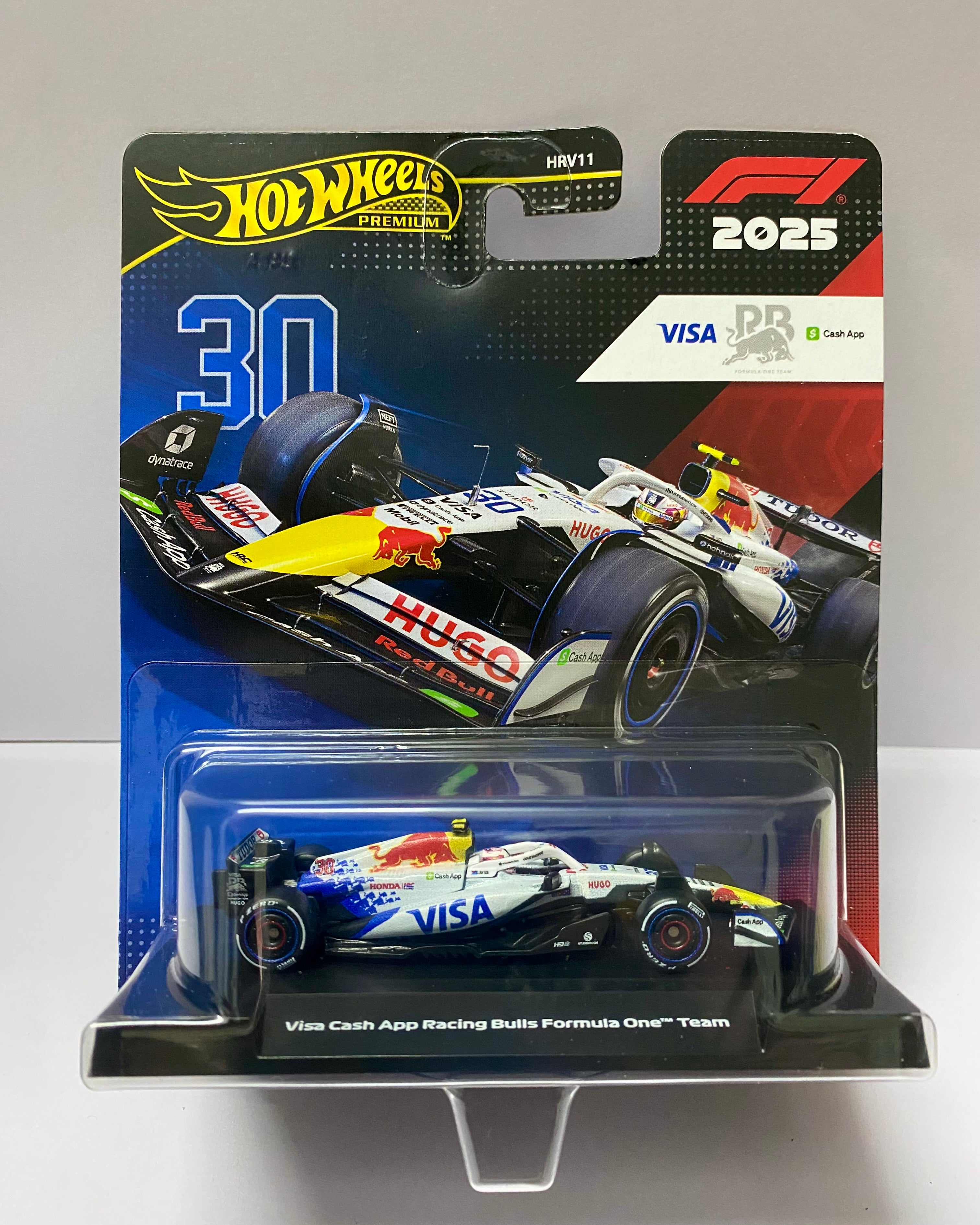 HOT WHEELS PREMIUM 2025 F1 - VISA CASH APP RACING BULLS FORMULA 1 TEAM
