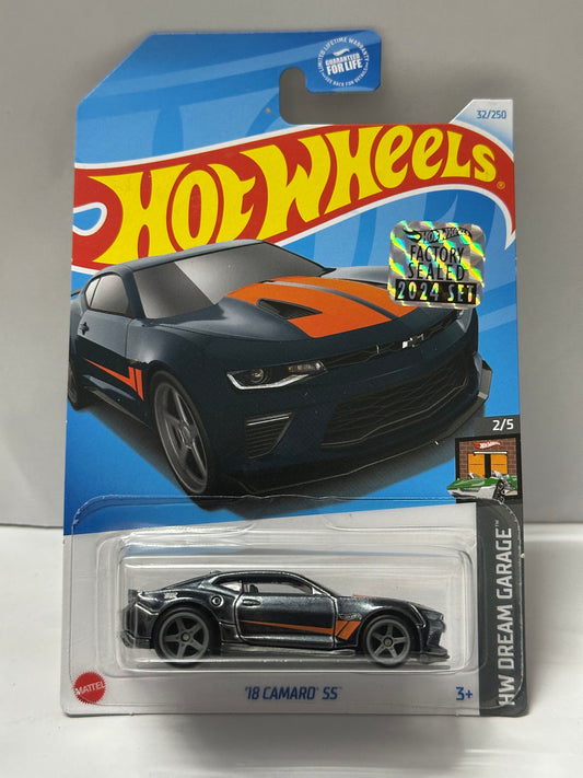 Hot Wheels Super Treasure Hunt ’18 Camaro SS (STH) – 2024 Factory Sealed Card – Imported – 1-64 Scale