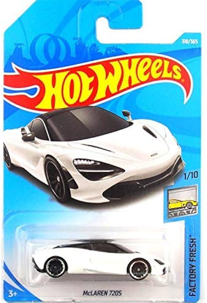 Hot Wheels 2018 Factory Fresh McLaren 720S 318/365 White - 1:64 Diecast Car