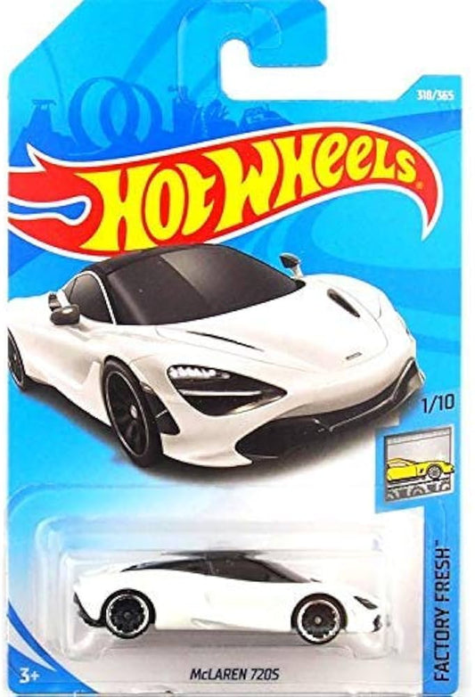 Hot Wheels 2018 Factory Fresh McLaren 720S 318/365 White - 1:64 Diecast Car