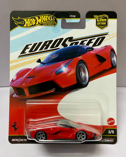 Hot Wheels Premium Car Culture - Euro Speed Laferrari — 1:64 Hot Wheels diecast collectible from Indian Diecast Hub