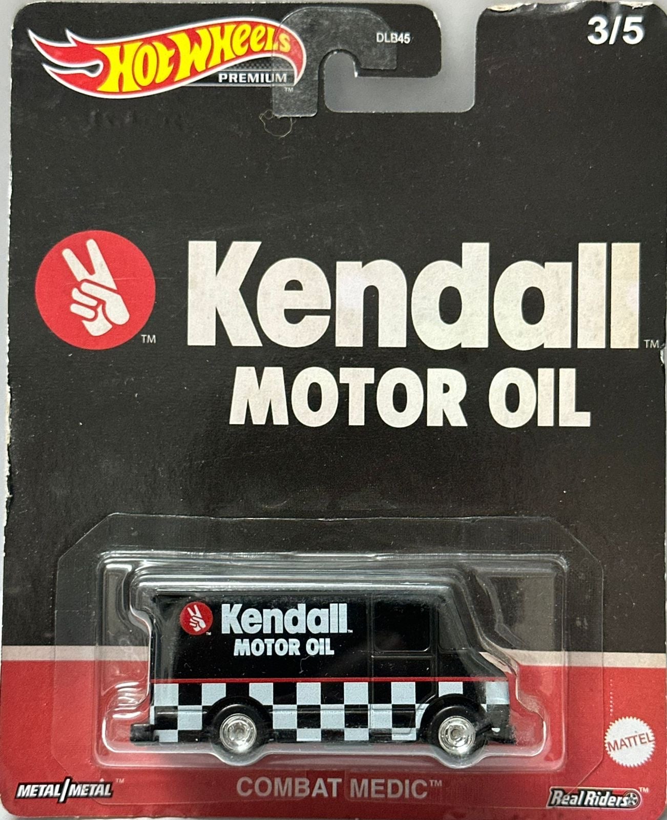 Hot Wheels Kendall Motor Oil Combat Medic - Black
