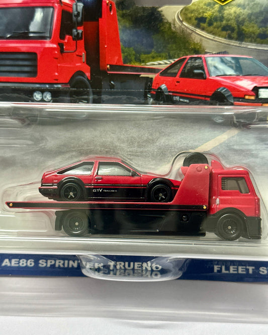 HOT WHEELS PREMIUM CAR TEAM - TRANSPORT CULTURE TOYOTA AE86 SPRINTER TRUENO / FLEET STREET