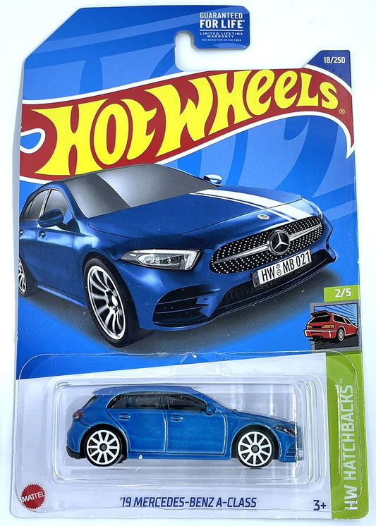 Hot Wheels 2022 Mercedes-Benz a-Class - Blue - 1:64 Diecast Car
