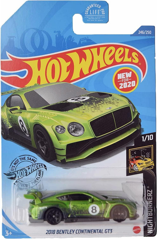 Hot Wheels 2018 Bentley Continental GT3 - 1:64 Diecast Car