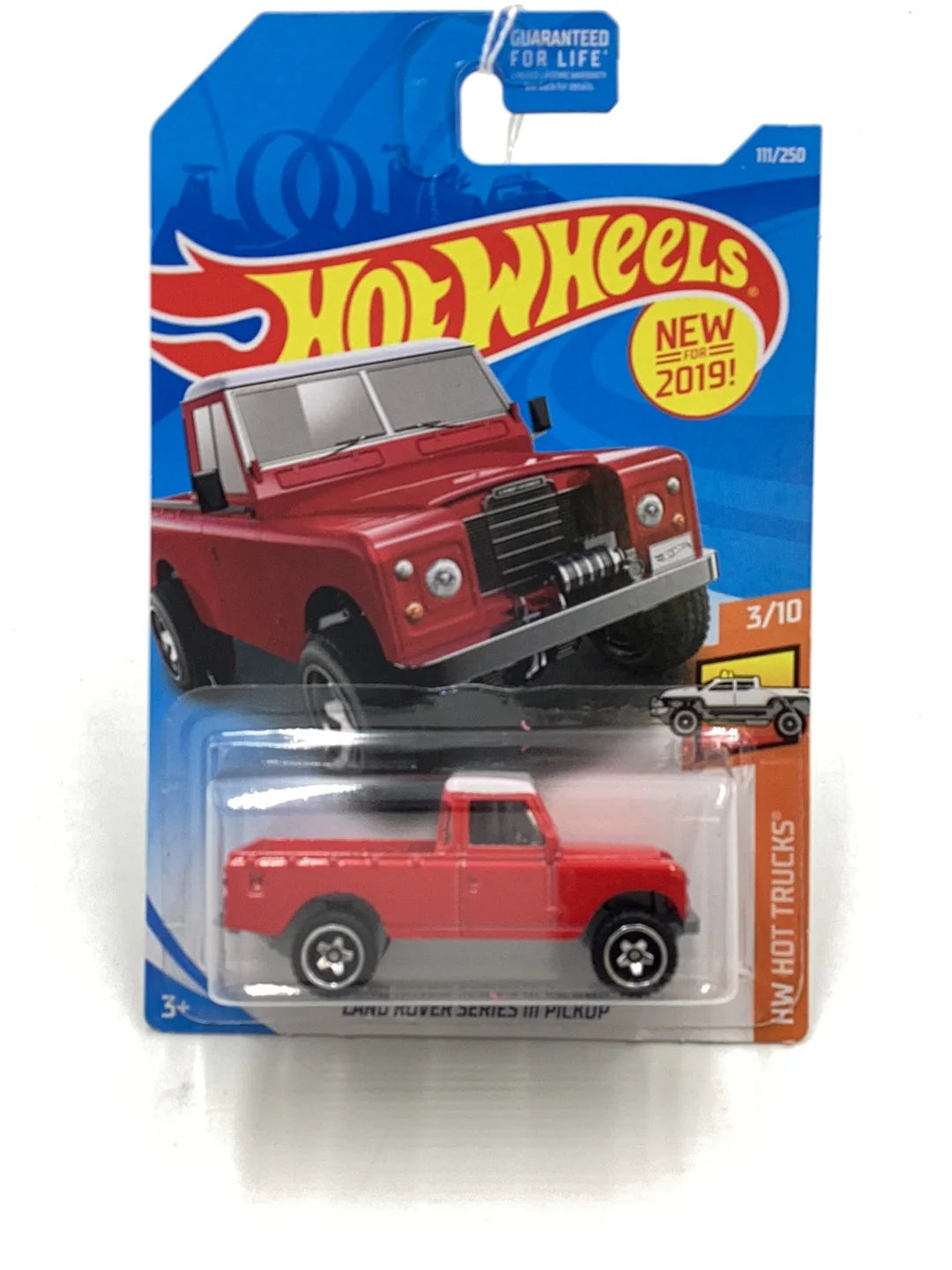 2019 hot wheels #111 Land Rover Series III Pickup