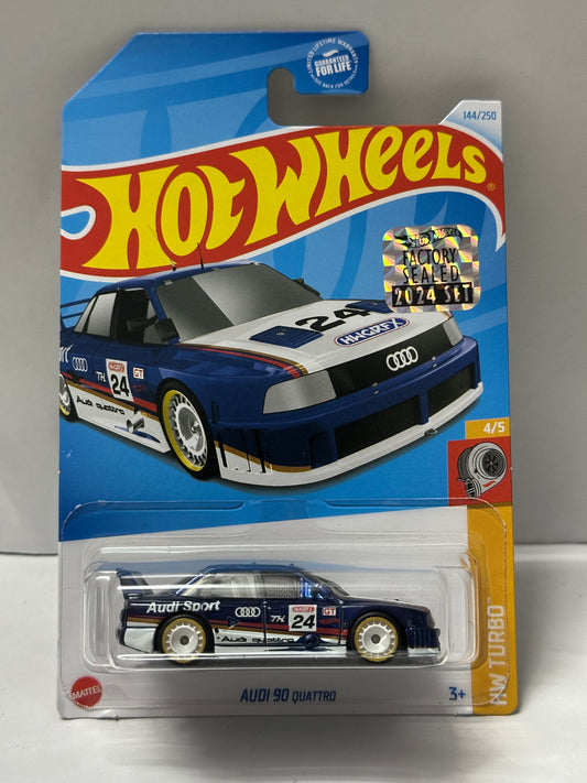 Hot Wheels Super Treasure Hunt Audi 90 Quattro (STH) – 2024 Factory Sealed Card – Imported – 1-64 Scale