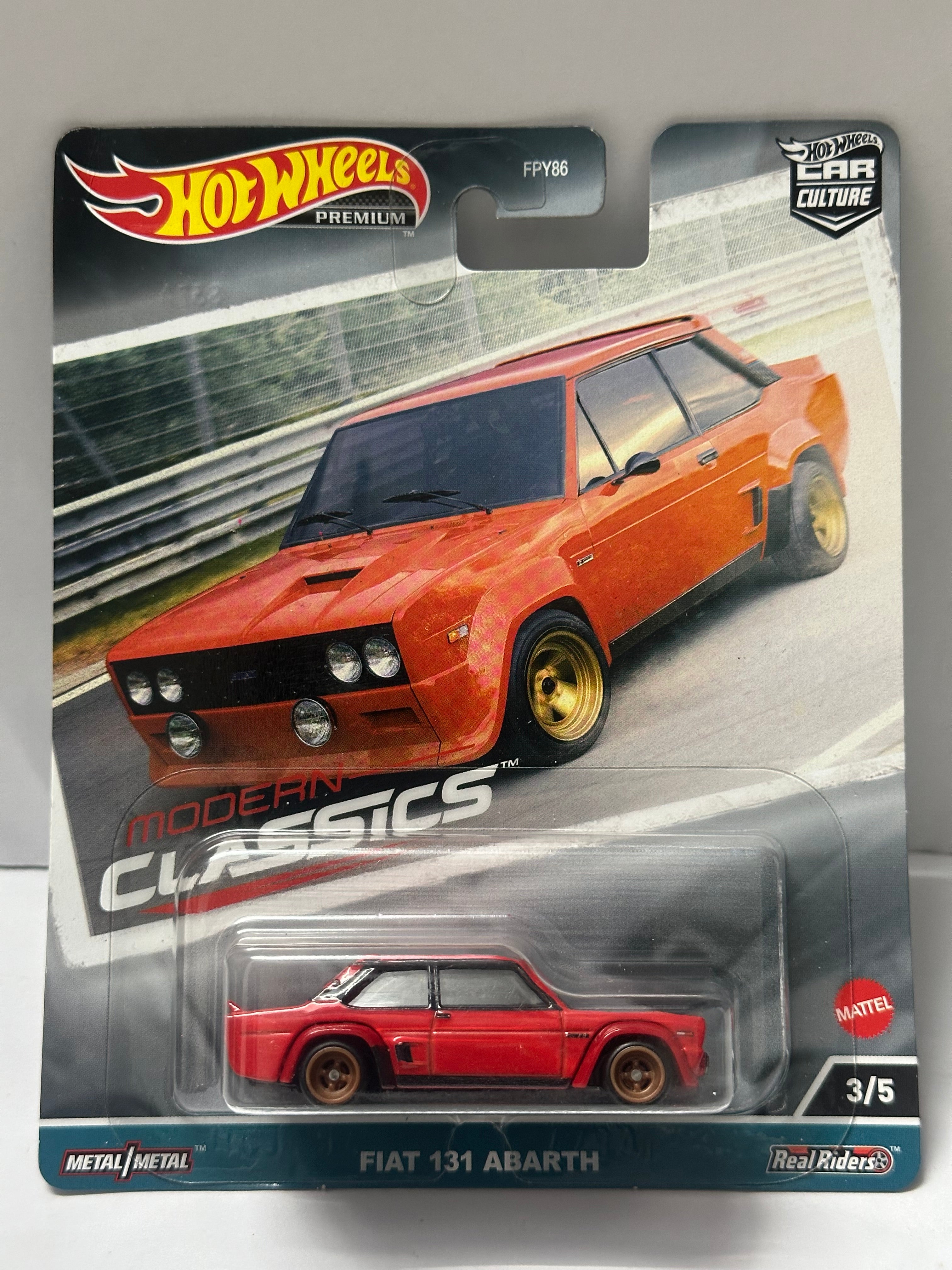 HOT WHEELS PREMIUM MODERN CHASSIS FIAT 131 ABARTH