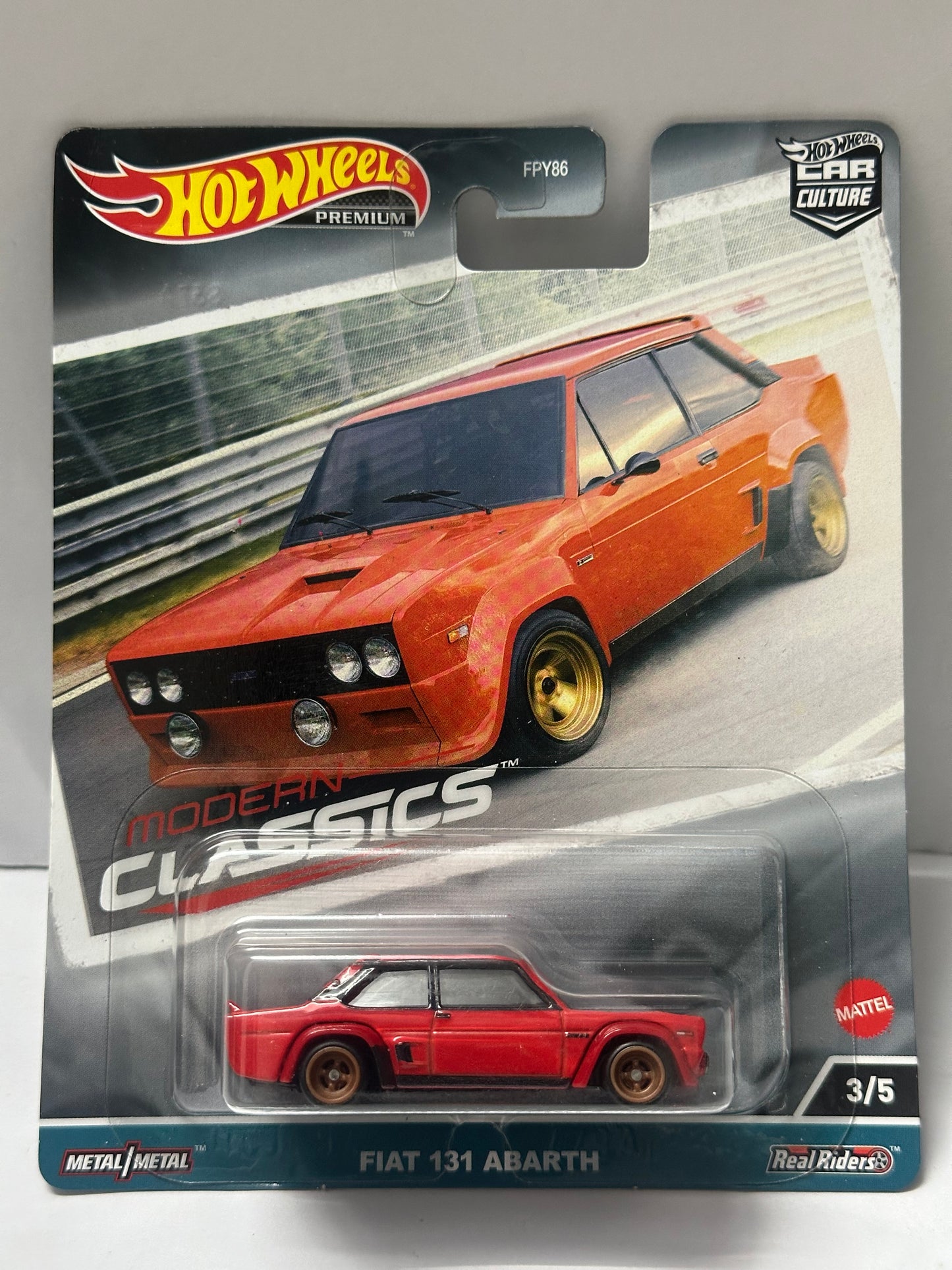 Hot Wheels Premium Modern Chassis Fiat 131 Abarth - 1:64 Diecast Car