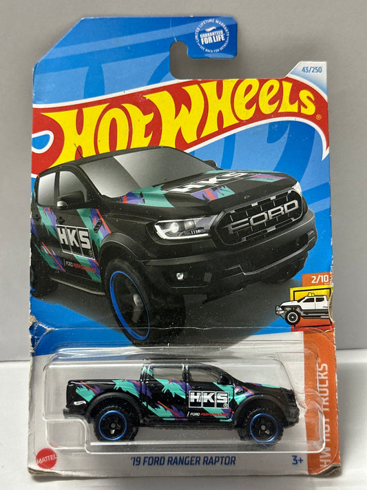 Hot Wheels 2019 Ford Ranger Raptor – Off-Road Truck | IndiaDiecastHub (CARD BEND)
