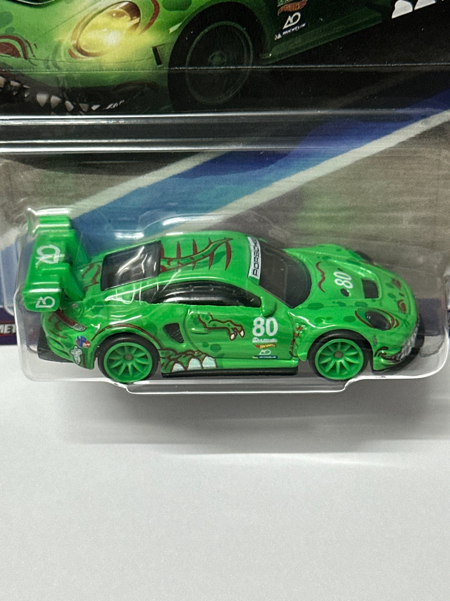 HOT WHEELS PREMIUM RACE DAY "REXY" PORSCHE 911 GT3 R (WITH PROTECTOR)