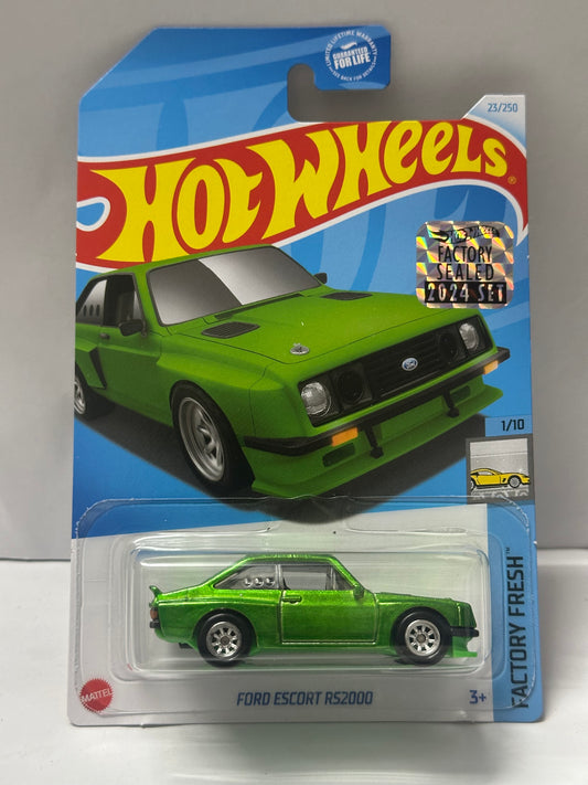 Hot Wheels Super Treasure Hunt Ford Escort RS2000 (STH) – 2024 Factory Sealed Card – Imported – 1-64 Scale