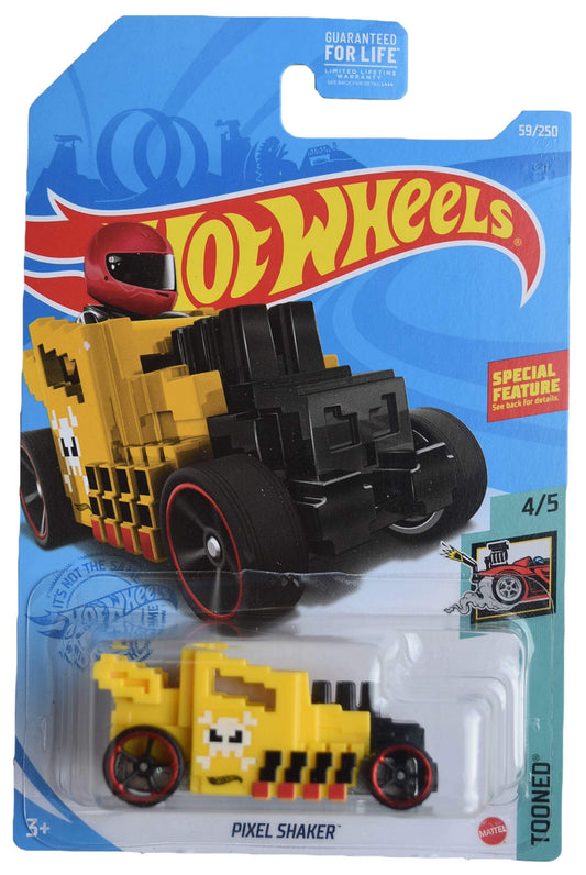 Hot Wheels Pixel Shaker, [Yellow] 59/250 Tooned 4/5
