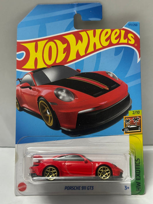 Hot Wheels Porsche 911 GT3 - 1:64 Diecast Car