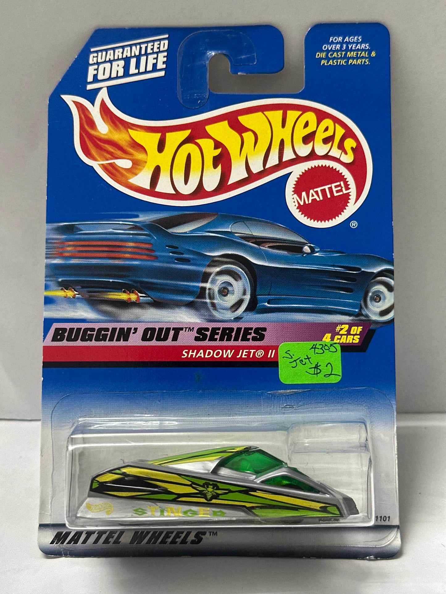 Hot Wheels Buggin' Out Series Shadow Jet II - 1:64 Diecast Car