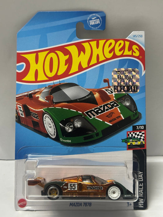 Hot Wheels Super Treasure Hunt Mazda 787B (STH) – 2024 Factory Sealed Card – Imported – 1-64 Scale