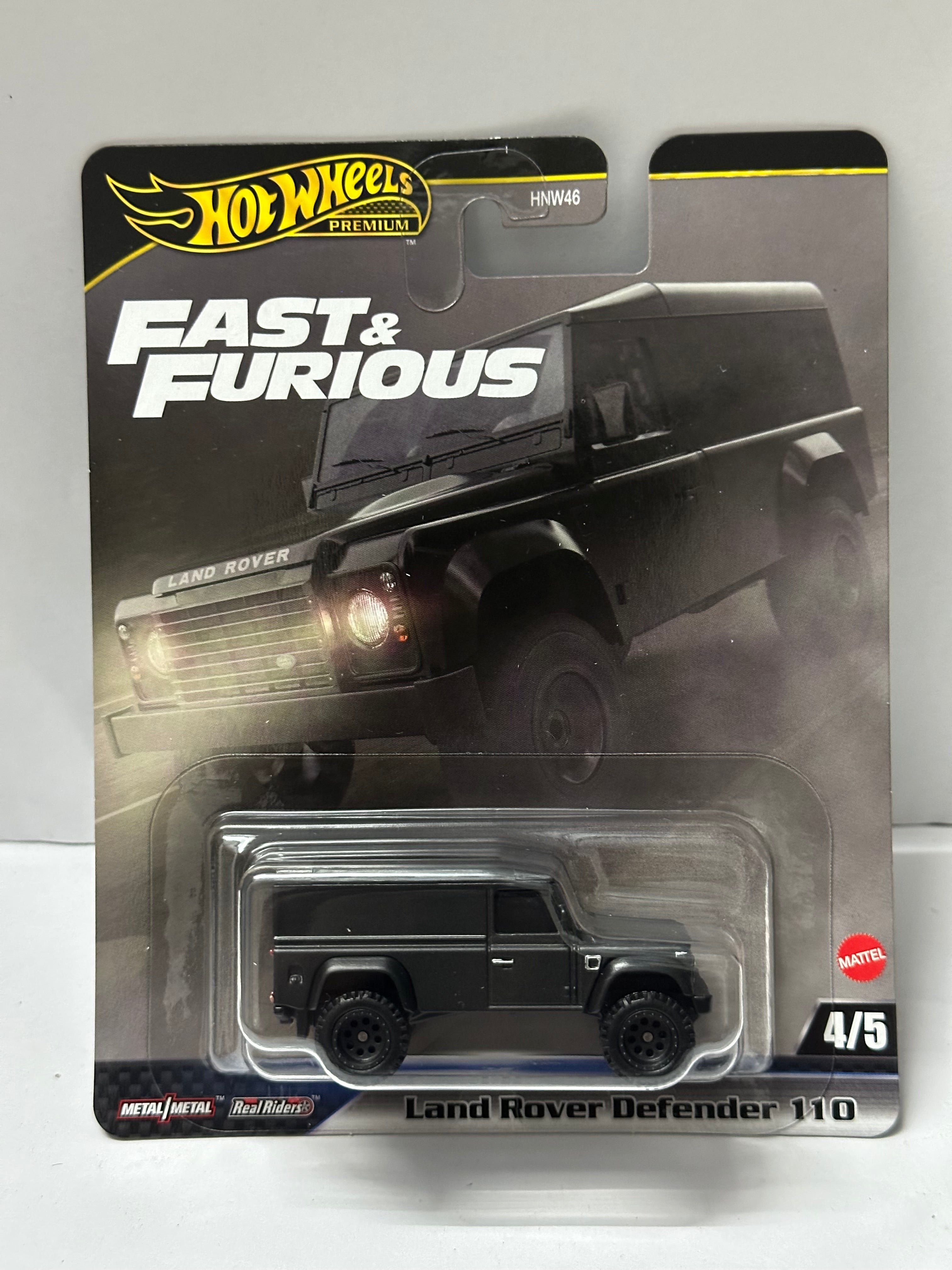 HOT WHEELS PREMIUM FAST AND FURIOUS LAND ROVER DEFENDER 110