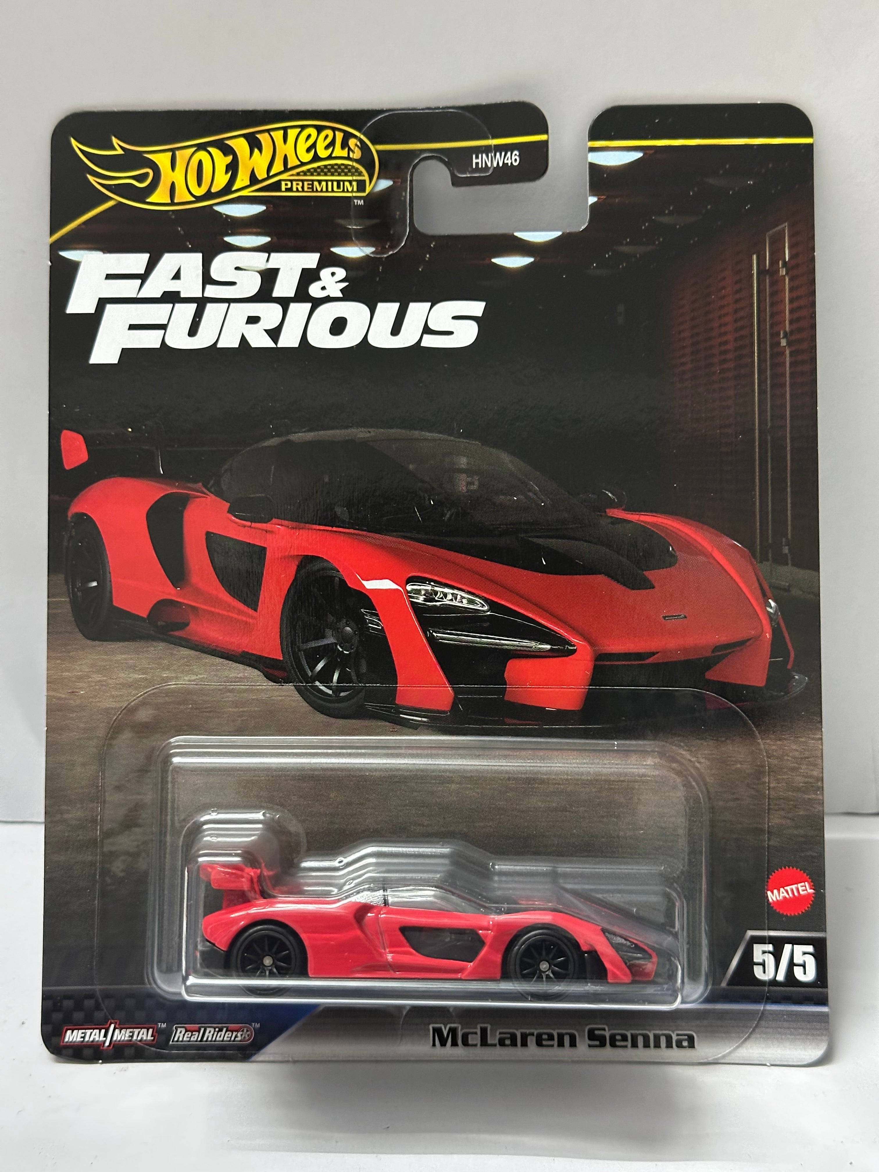 HOT WHEELS PREMIUM FAST AND FURIOUS MCLAREN SENNA