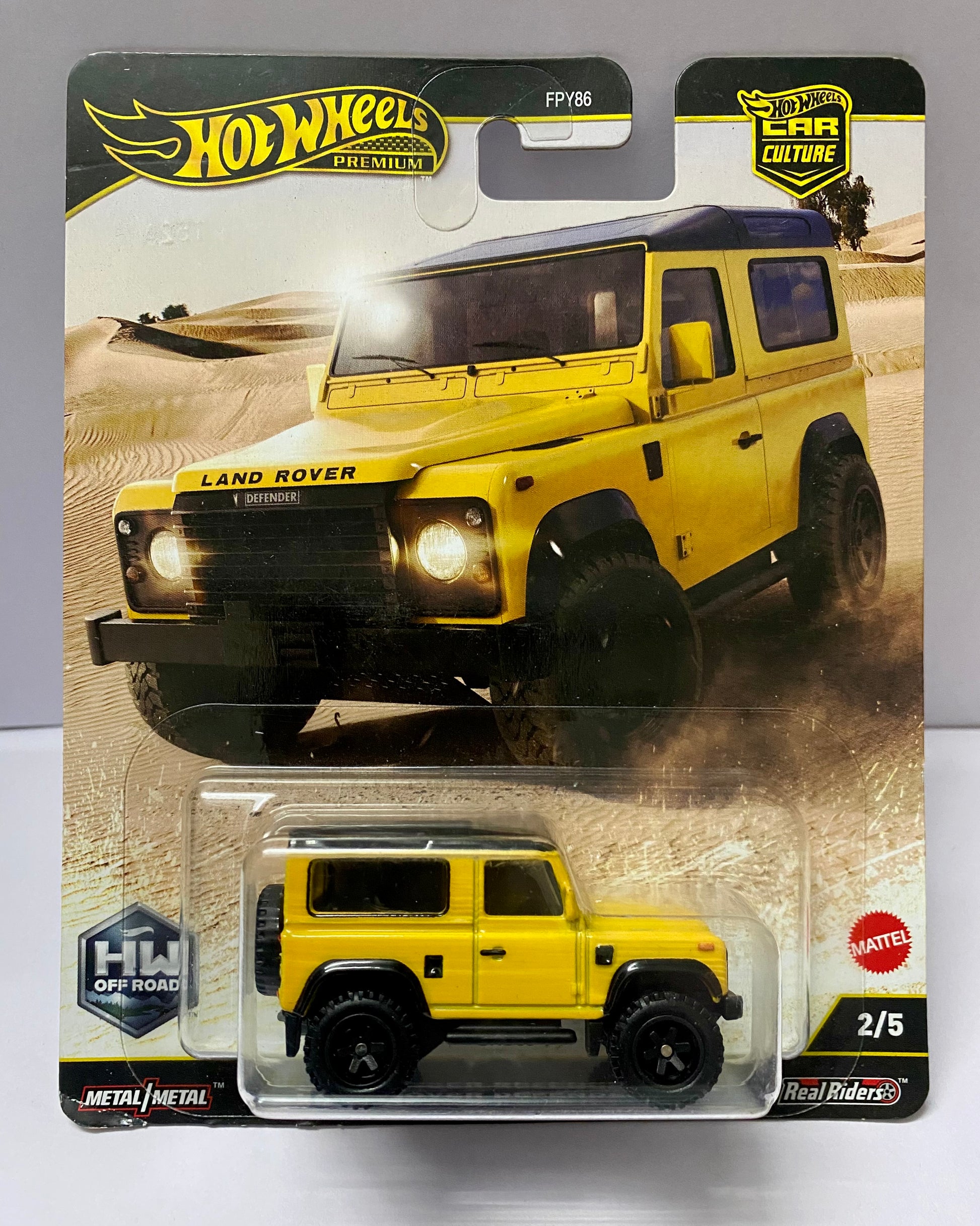 Hot Wheels Premium Car Culture Land Rover Defender 90 — 1:64 Hot Wheels diecast collectible from Indian Diecast Hub