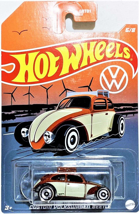 Hot wheels-2022 Hot Wheels VW Set Custom Volkswagen Beetle Split Window 1:64 #6/8 New - Indian Diecast Hub