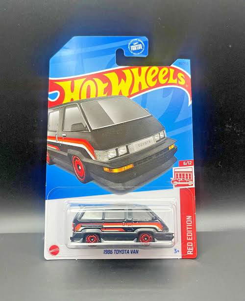 Hot wheels-2023 Hot wheels Target Red Edition 1986 Toyota Van Brand New! - Indian Diecast Hub