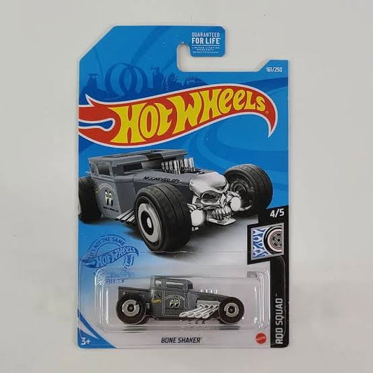 Hot wheels-Bone shaker Grey - Indian Diecast Hub