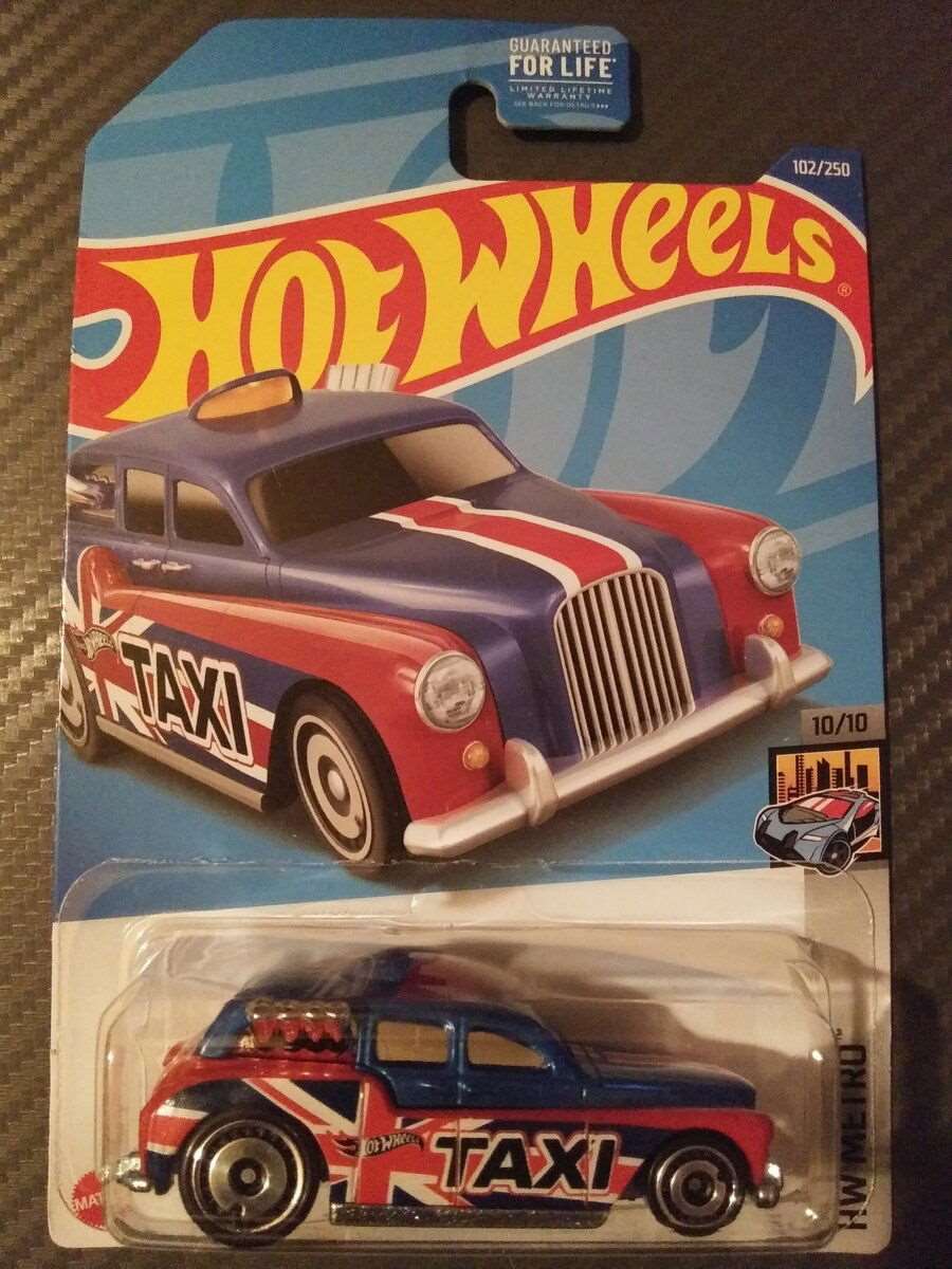 Hot wheels-Cockney Cab II - Indian Diecast Hub