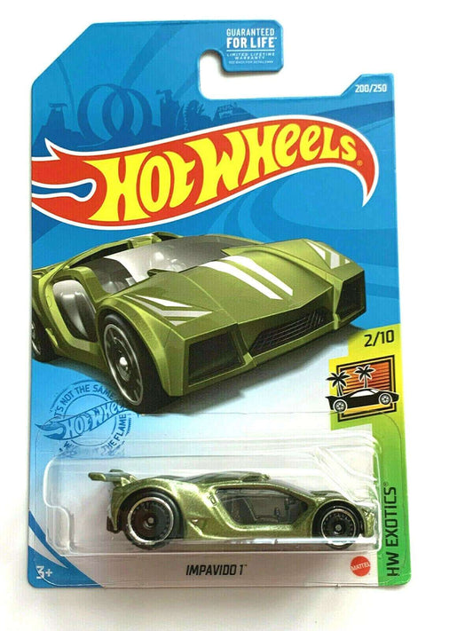 Hot wheels-DieCast Hotwheels Impavido 1 - HW Exotics 2/10 [Green] 200/250 - Indian Diecast Hub