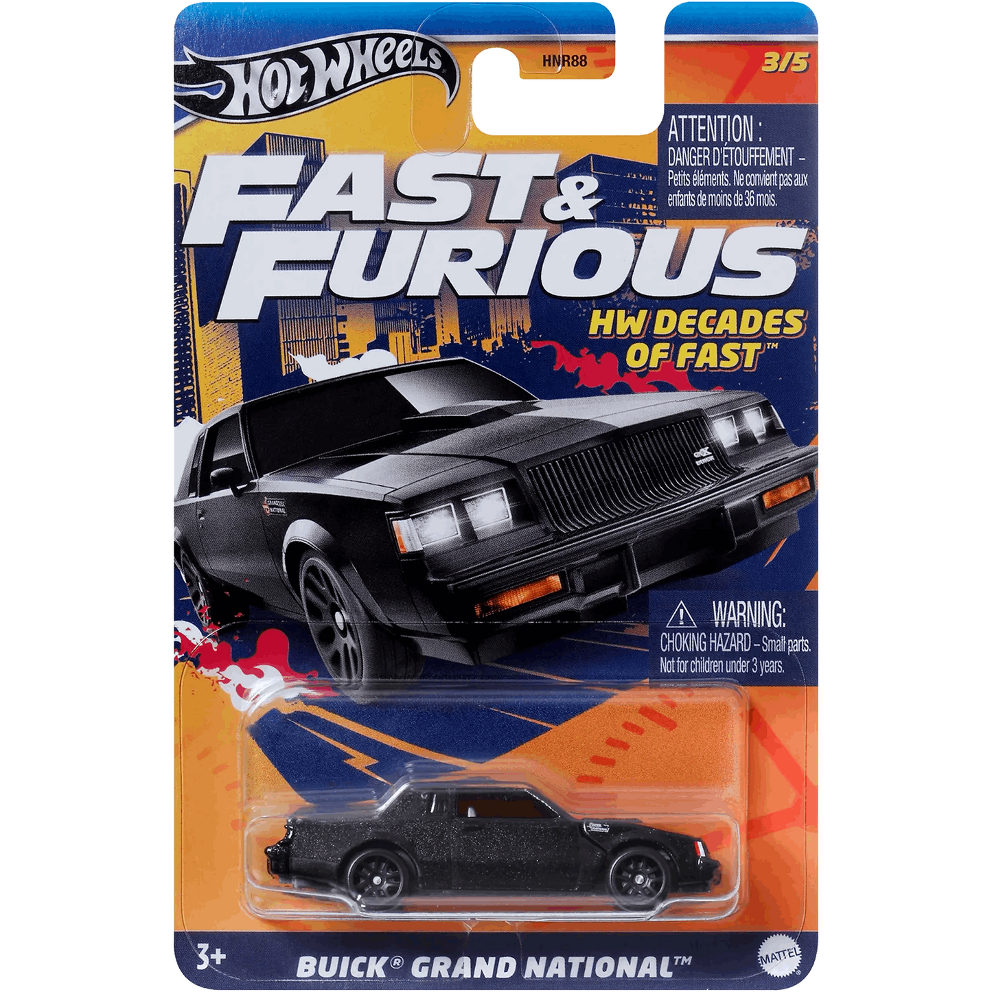 Hot wheels-Fast & Furious™ 1:64 – Buick® Grand National™ (HRW43/HNR88) - Indian Diecast Hub