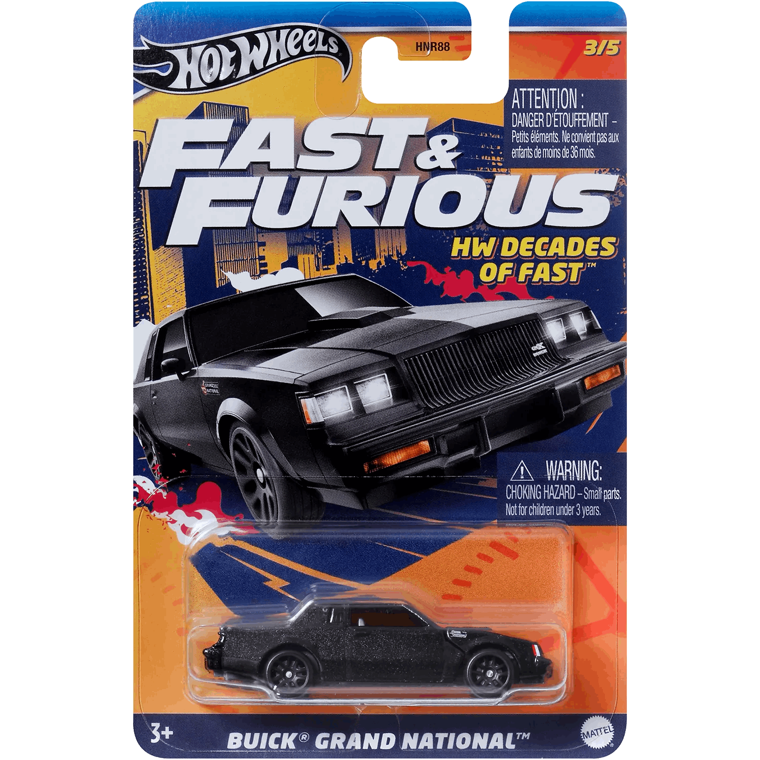 Hot wheels-Fast & Furious™ 1:64 – Buick® Grand National™ (HRW43/HNR88) - Indian Diecast Hub