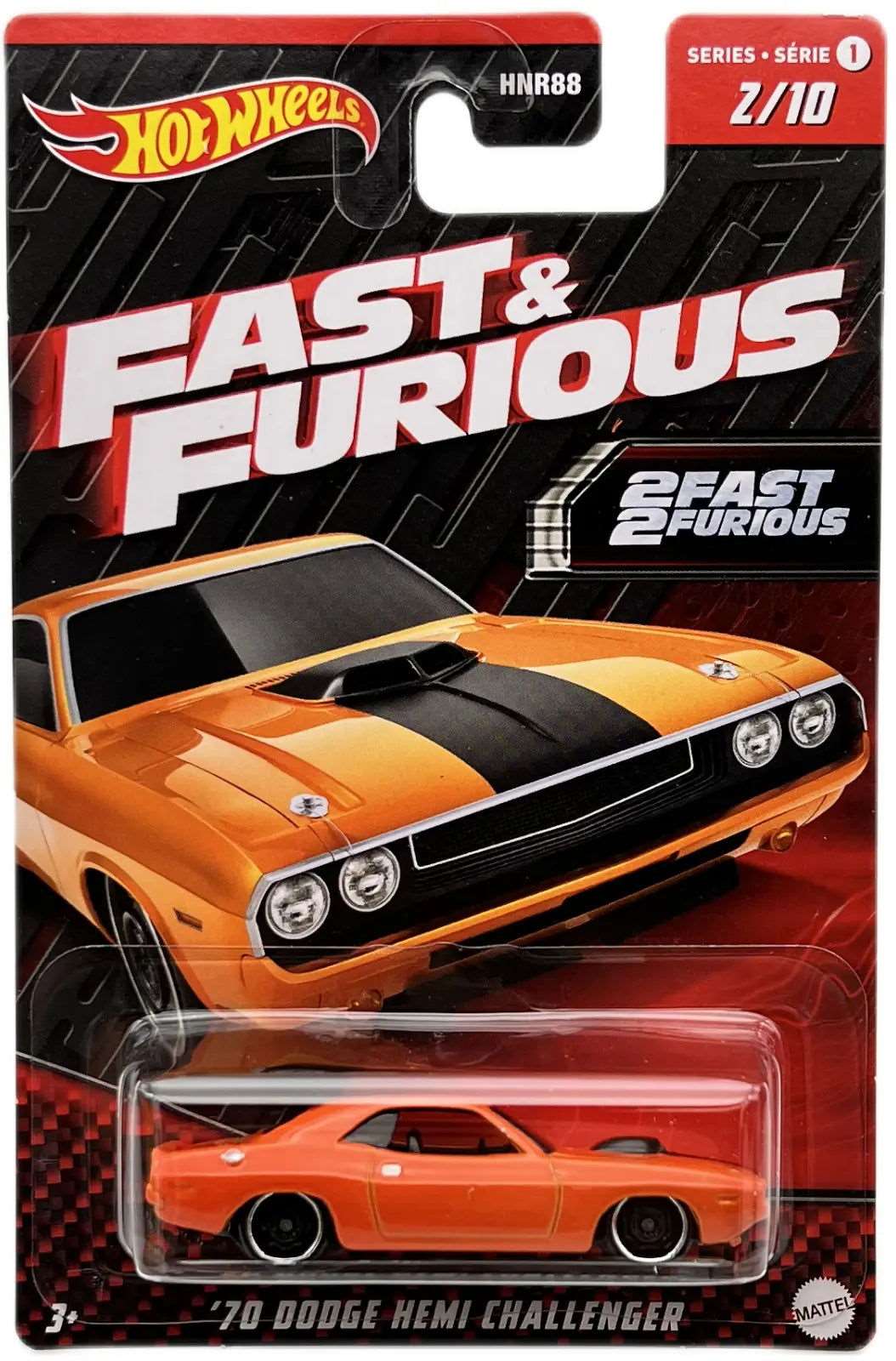 Hot wheels-Fast and Furious Themed 70 DODGE HEMI CHALLENGER MATTEL - Indian Diecast Hub