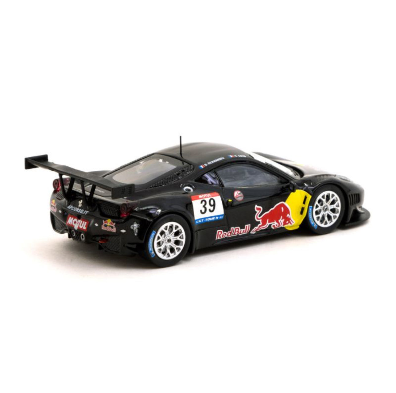 Hot wheels-Ferrari 458 Italia GT3 #39 GT Tour (2011) "Hobby64 Series 1/64
Diecast Model Car by Tarmac Works T64-073-11GTT39 - Indian Diecast Hub