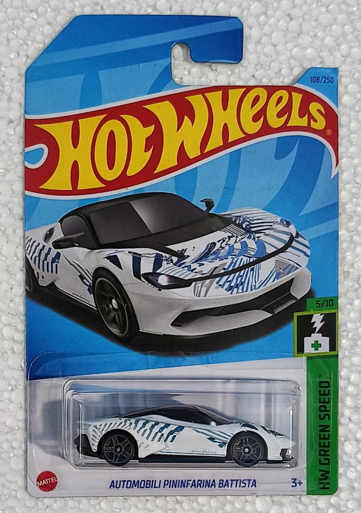 Hot wheels-HOT WHEELS 5/10,AUTOMOBILI PININFARINA BATTISTA,DIE-CAST CAR - Indian Diecast Hub