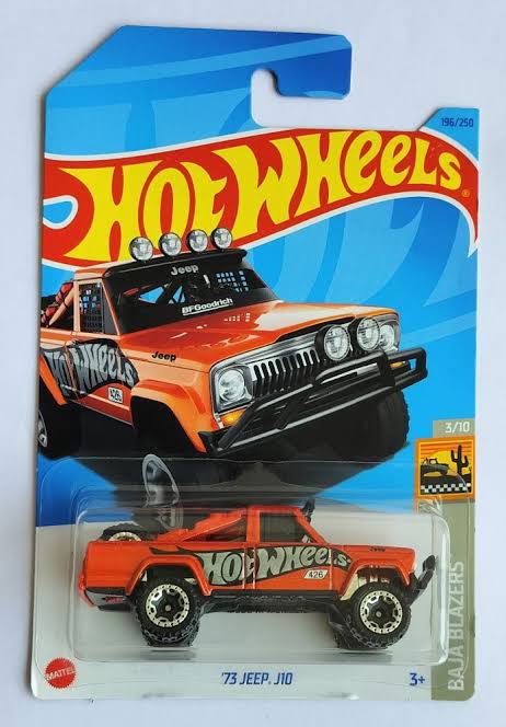 Hot wheels-HOT WHEELS BAJA BLAZERS 3/10 73 JEEP J10 2023 EDITION - BAJA - Indian Diecast Hub